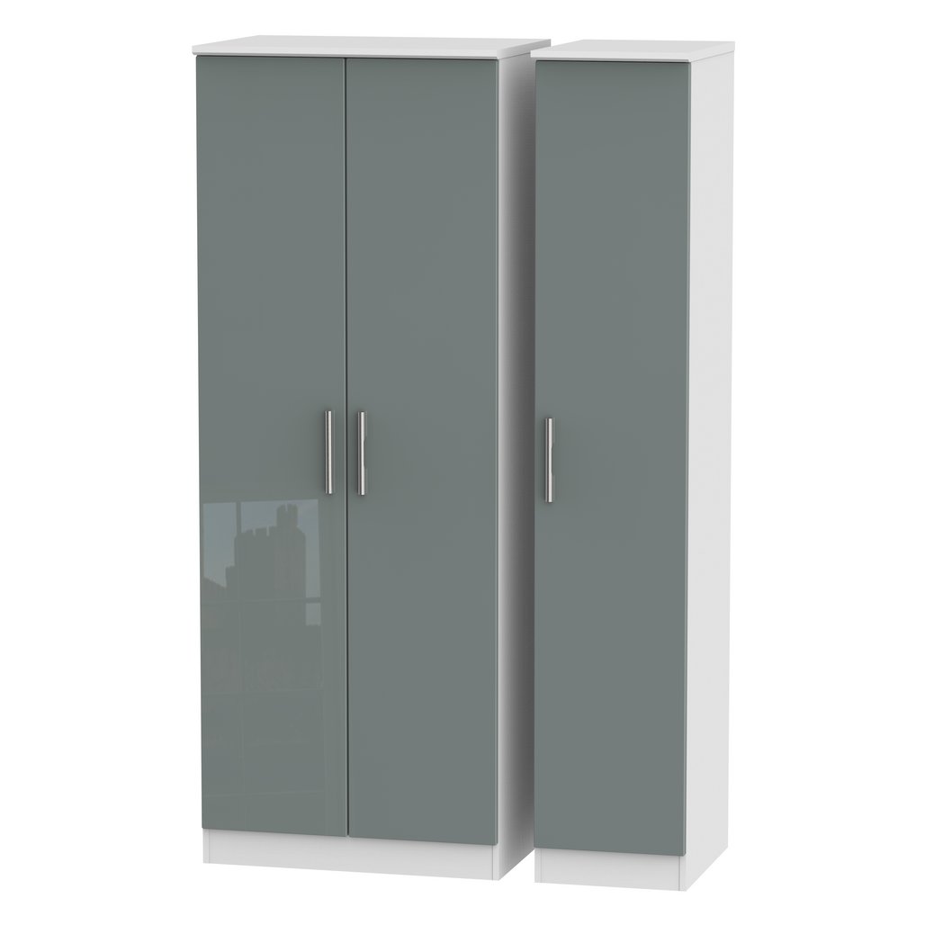 Knightsbridge Tall 3 Door Triple Wardrobe