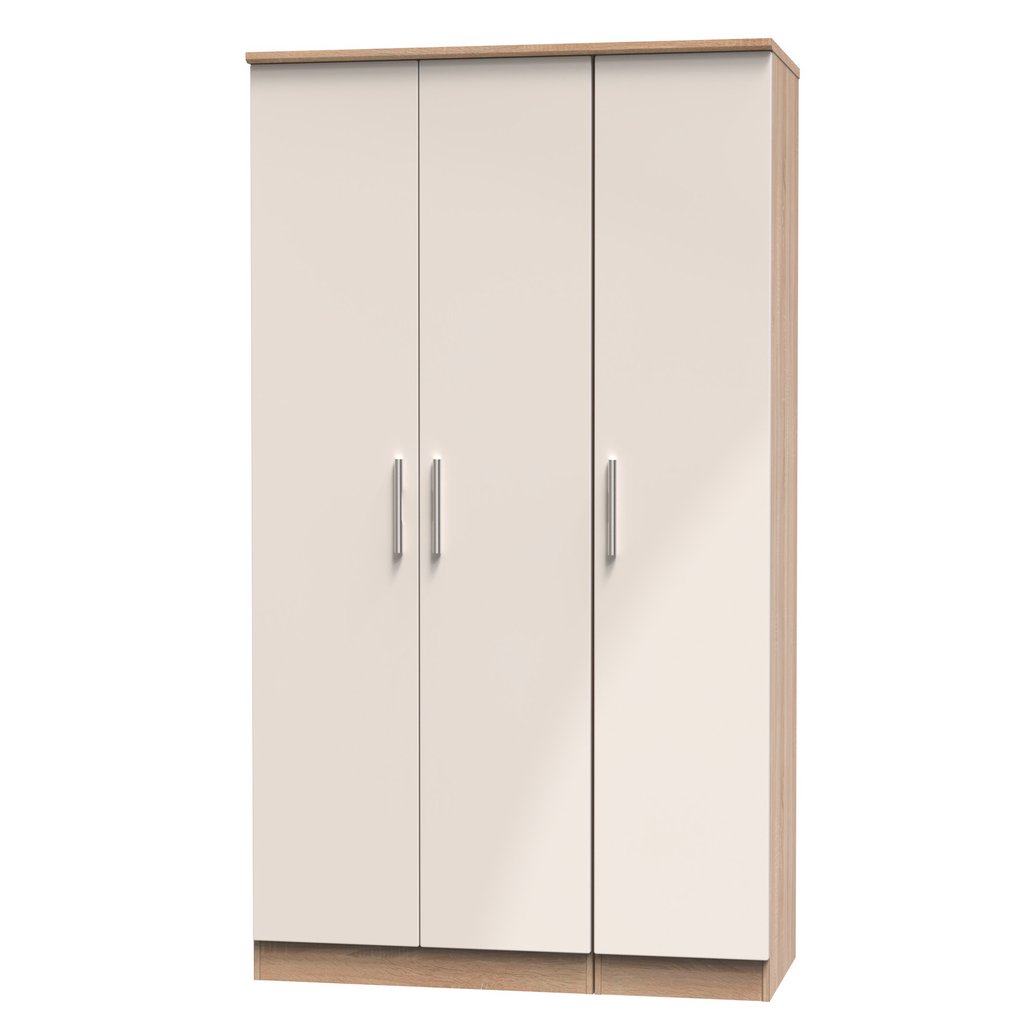 Knightsbridge Tall 3 Door Triple Wardrobe