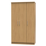 Knightsbridge Tall 3 Door Triple Wardrobe