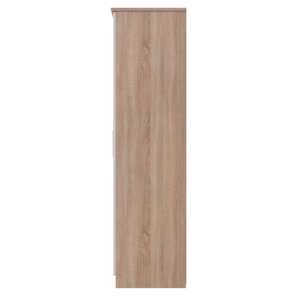 Knightsbridge Tall Large 2 Drawer 3 Door Triple Wardrobe