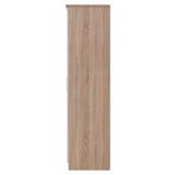 Knightsbridge Tall Large 2 Drawer 3 Door Triple Wardrobe