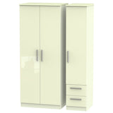 Knightsbridge 2 Drawer 3 Door Triple Wardrobe