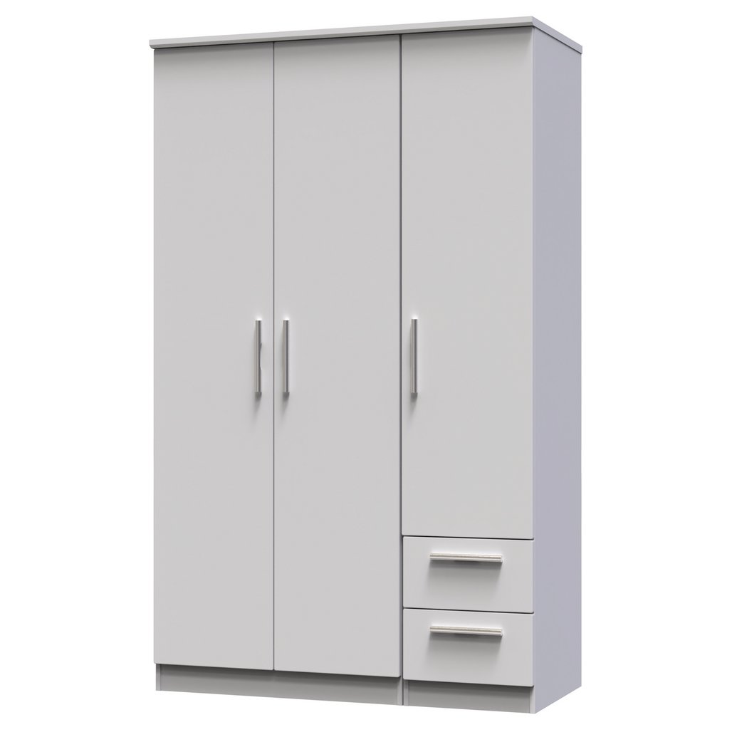 Knightsbridge 2 Drawer 3 Door Triple Wardrobe
