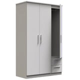 Knightsbridge 2 Drawer 3 Door Triple Wardrobe