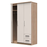 Knightsbridge 2 Drawer 3 Door Triple Wardrobe