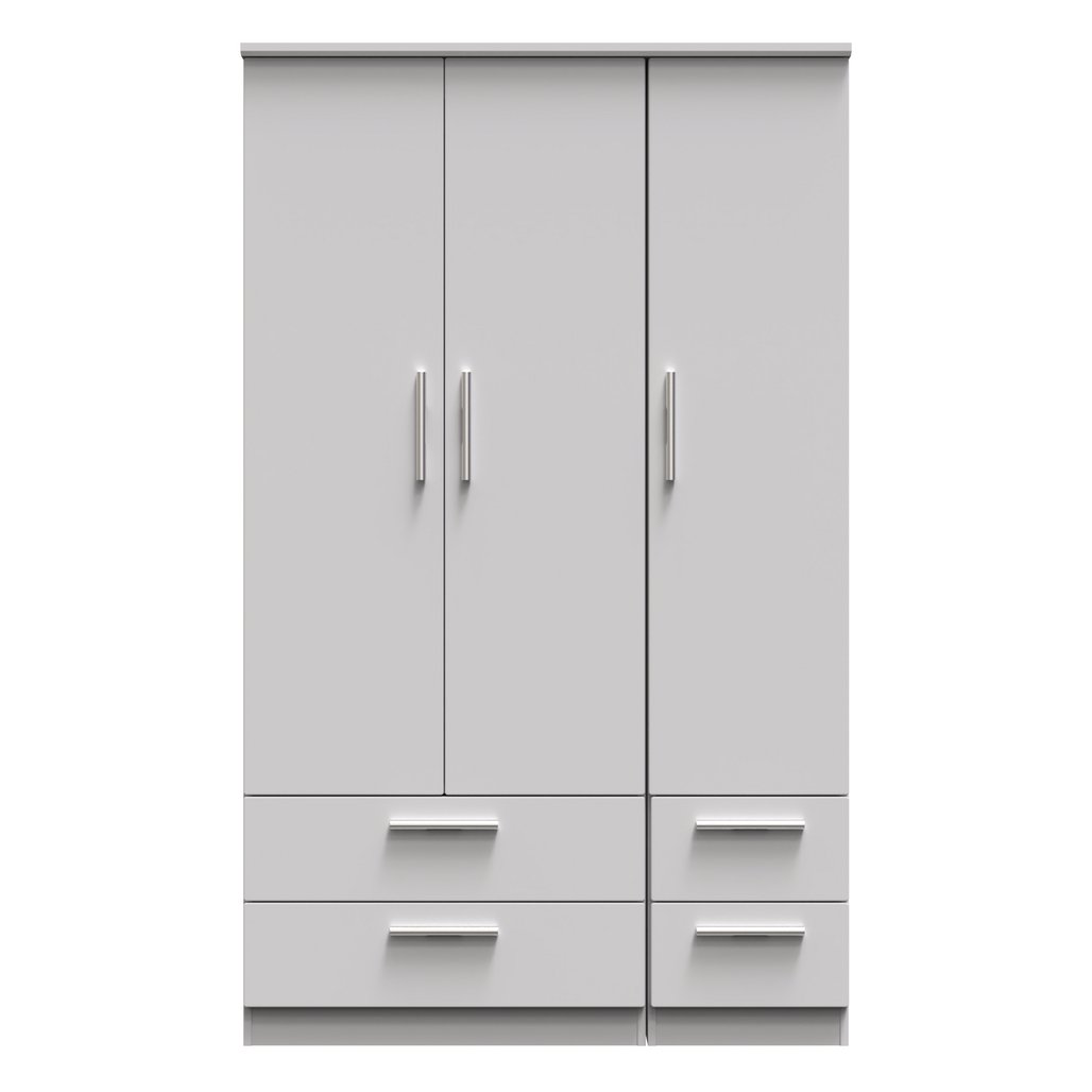 Knightsbridge 4 Drawer 3 Door Triple Wardrobe