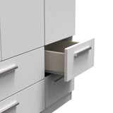 Knightsbridge 4 Drawer 3 Door Triple Wardrobe