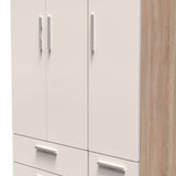 Knightsbridge 4 Drawer 3 Door Triple Wardrobe