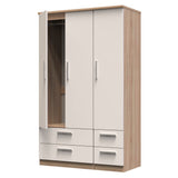 Knightsbridge 4 Drawer 3 Door Triple Wardrobe