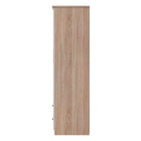 Knightsbridge Mirrored 4 Drawer 3 Door Triple Wardrobe