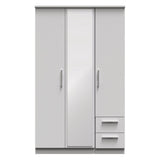Knightsbridge Mirrored 2 Door 3 Door Wardrobe