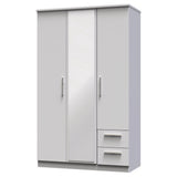 Knightsbridge Mirrored 2 Door 3 Door Wardrobe