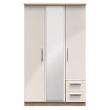 Knightsbridge Mirrored 2 Door 3 Door Wardrobe
