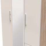 Knightsbridge Mirrored 2 Door 3 Door Wardrobe