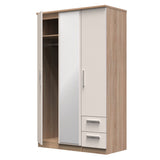 Knightsbridge Mirrored 2 Door 3 Door Wardrobe