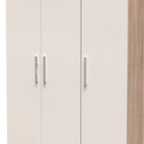 Knightsbridge Tall 2 Drawer 3 Door Triple Wardrobe