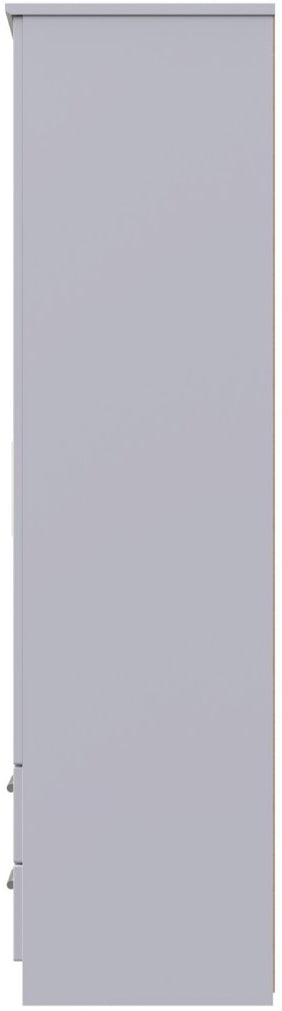Knightsbridge Tall 4 Drawer 3 Door Triple Wardrobe