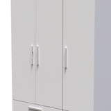 Knightsbridge Tall 4 Drawer 3 Door Triple Wardrobe