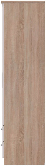 Knightsbridge Tall 4 Drawer 3 Door Triple Wardrobe