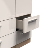 Knightsbridge Tall 4 Drawer 3 Door Triple Wardrobe