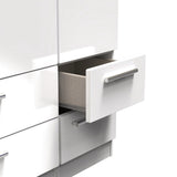 Knightsbridge Tall 4 Drawer 3 Door Triple Wardrobe