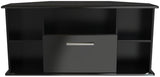 Knightsbridge 1 Drawer Corner TV Unit with Open Shelving