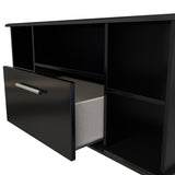 Knightsbridge 1 Drawer Corner TV Unit with Open Shelving
