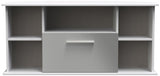 Knightsbridge 1 Drawer Corner TV Unit with Open Shelving