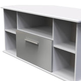 Knightsbridge 1 Drawer Corner TV Unit with Open Shelving