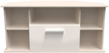 Knightsbridge 1 Drawer Corner TV Unit with Open Shelving