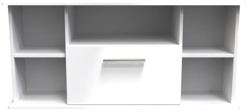 Knightsbridge 1 Drawer Corner TV Unit with Open Shelving
