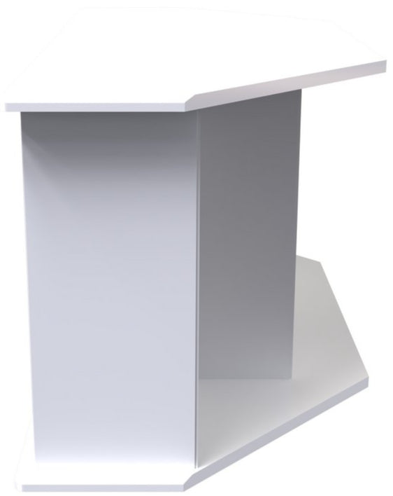 Knightsbridge 1 Drawer Corner TV Unit with Open Shelving