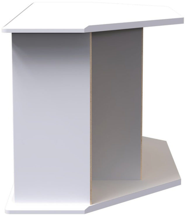 Knightsbridge 1 Drawer Corner TV Unit with Open Shelving