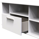 Knightsbridge 1 Drawer Corner TV Unit with Open Shelving