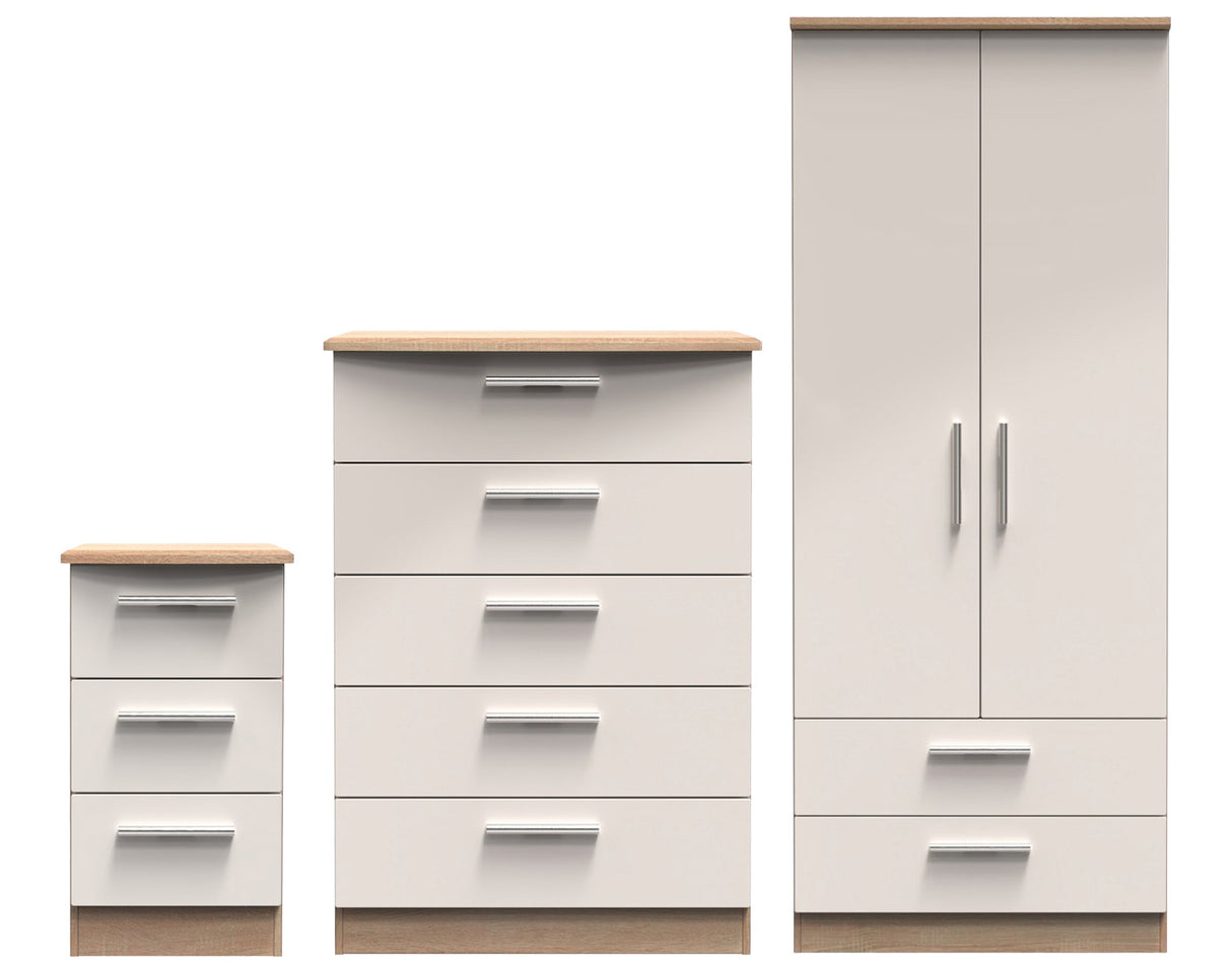 Knightsbridge 3 Piece Bedroom Set