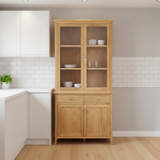 Saxon 4 Door 2 Drawer Display Cabinet