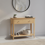 Saxon 1 Drawer Open Shelf Console Table