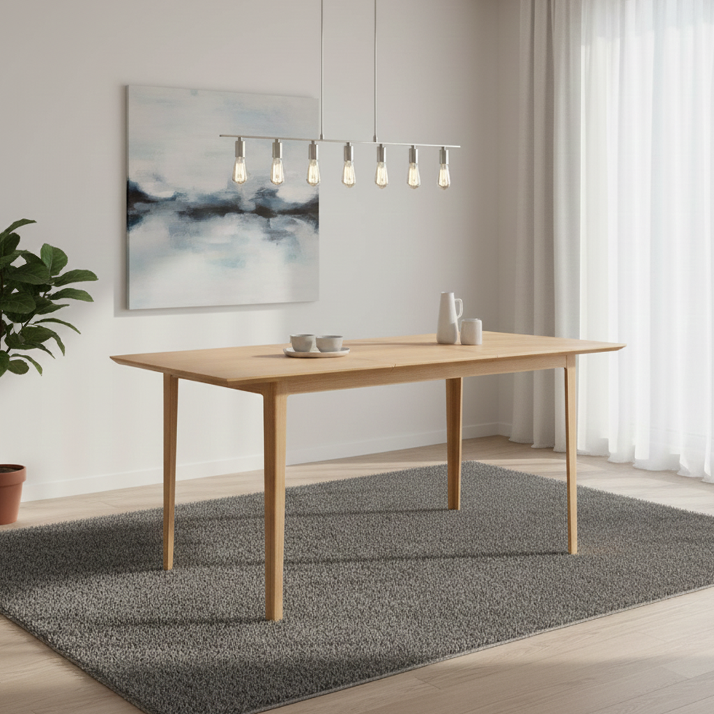 Saxon 140cm-180cm Extending Dining Table