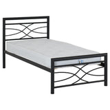 Kelly Black Metal Bed Frame