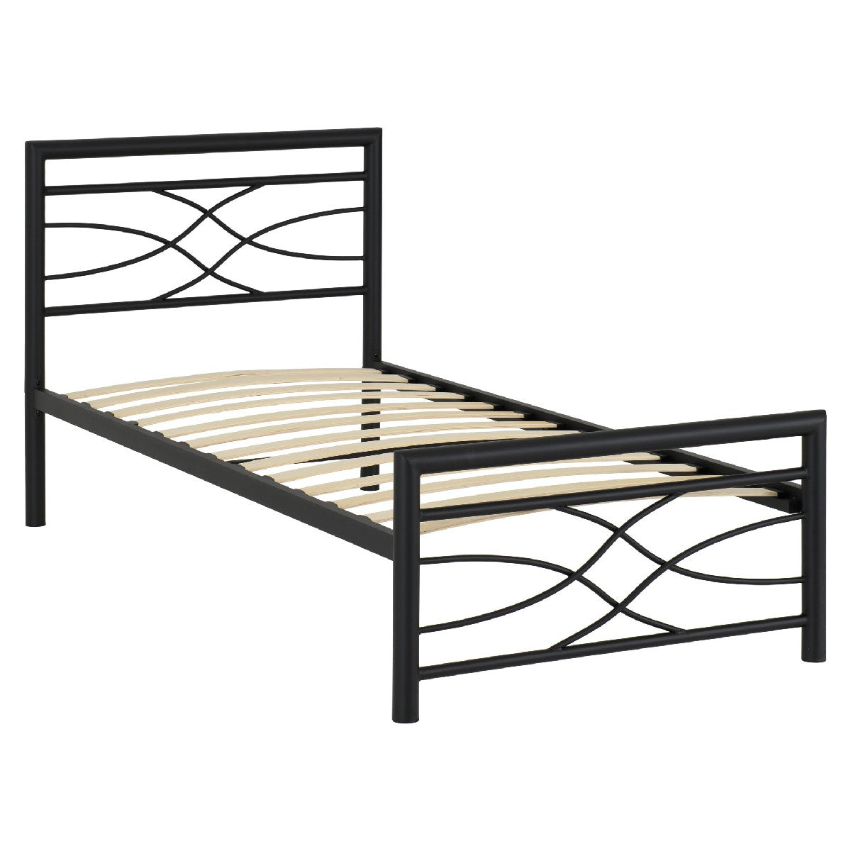 Kelly Black Metal Bed Frame