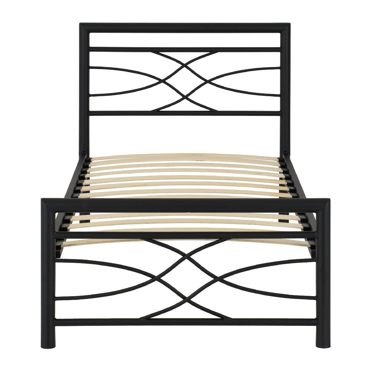 Kelly Black Metal Bed Frame