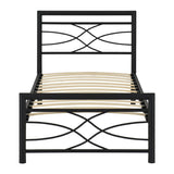 Kelly Black Metal Bed Frame