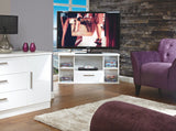 Knightsbridge 1 Drawer Corner TV Unit with Open Shelving