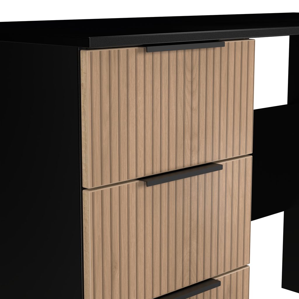 Java 3 Drawer Pedestal Desk