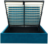 Langham Scalloped Headboard Storage Bed Frame
