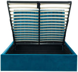 Langham Scalloped Headboard Storage Bed Frame