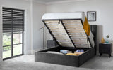 Langham Scalloped Headboard Storage Bed Frame