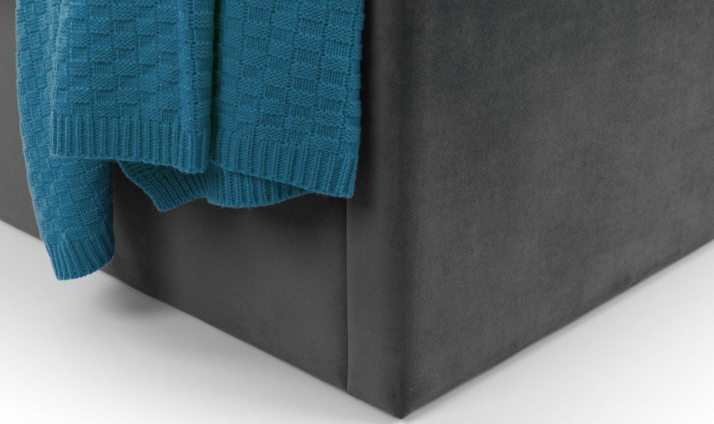 Langham Scalloped Headboard Storage Bed Frame