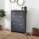 Lancaster 2 Door 1 Drawer Shoe Cabinet