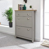 Lancaster 2 Door 1 Drawer Shoe Cabinet